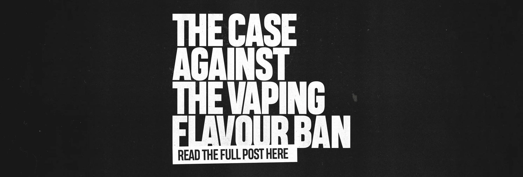  View details for The Case Against Banning Vape Flavours The Case Against Banning Vape Flavours