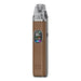 Oxva Xlim Pro V2 vape device with TFT display and longer battery life, ideal for beginner and experienced vapers, in brown color.