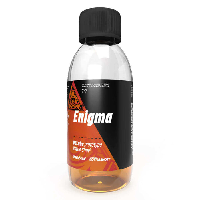 Enigma Bottle Shot - Complex Dessert Flavor, Pre-Steeped Option Available, 250ml.