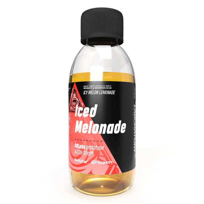 Refreshing Iced Melonade lemonade in Bottle Shot® with Koolada, ready to mix or pre-steeped for instant enjoyment.
