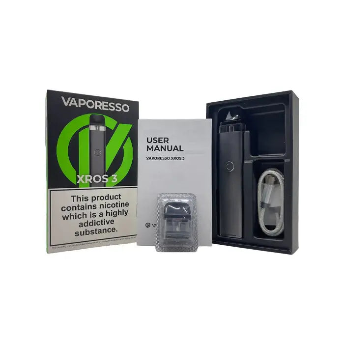 Xros 3 Pod Kit by Vaporesso DarkStar International Limited Xros 3 Pod Kit by Vaporesso DarkStar International Limited