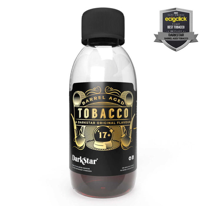 Barrel Aged Tobacco - Bottle Shot DarkStar International Limited Barrel Aged Tobacco - Bottle Shot DarkStar International Limited