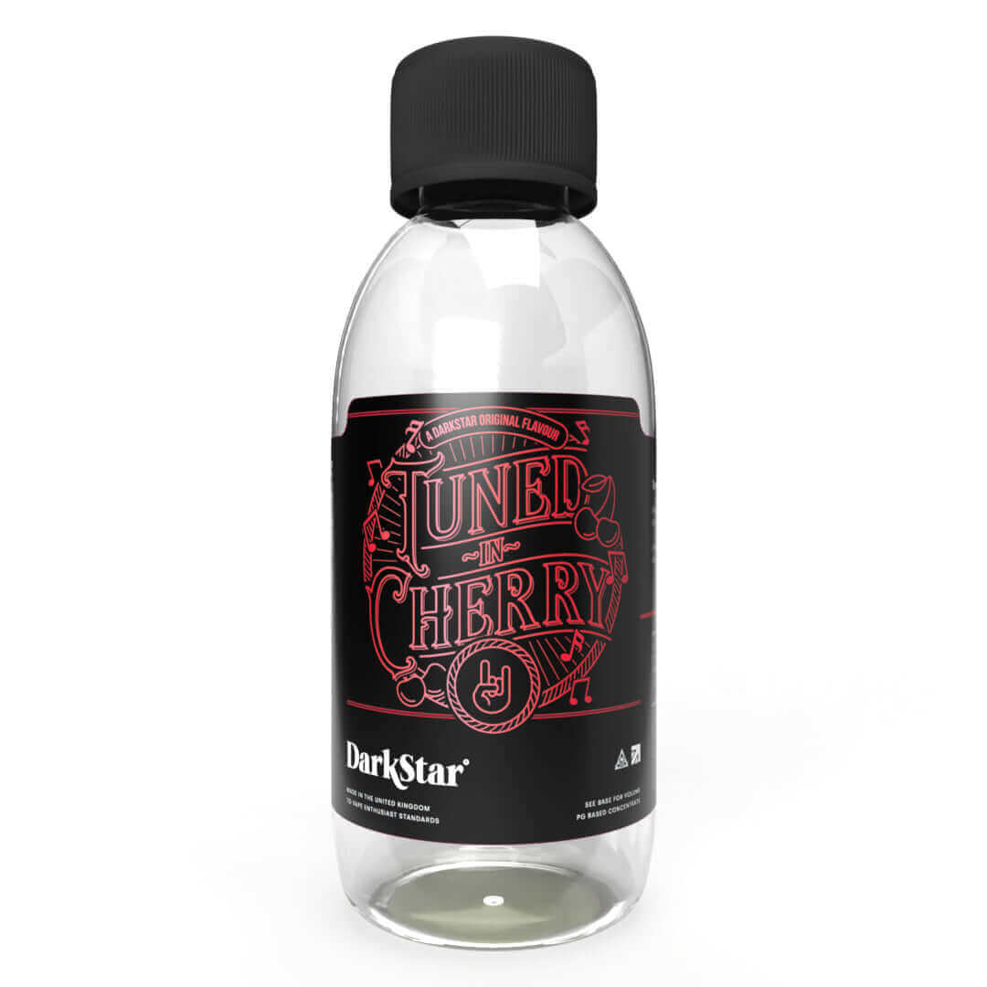 Tuned in Cherry - Bottle Shot DarkStar International Limited Tuned in Cherry - Bottle Shot DarkStar International Limited