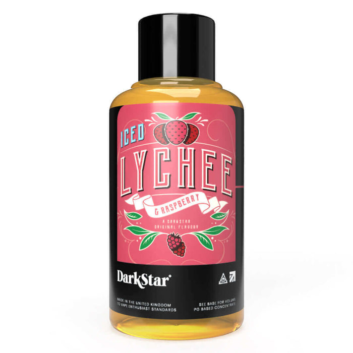 Vape Raspberry Lychee Iced Lychee & Raspberry - One Shot — DarkStar International Limited